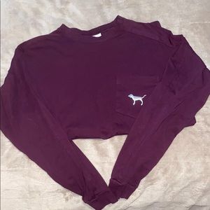 PINK bling long sleeve tee